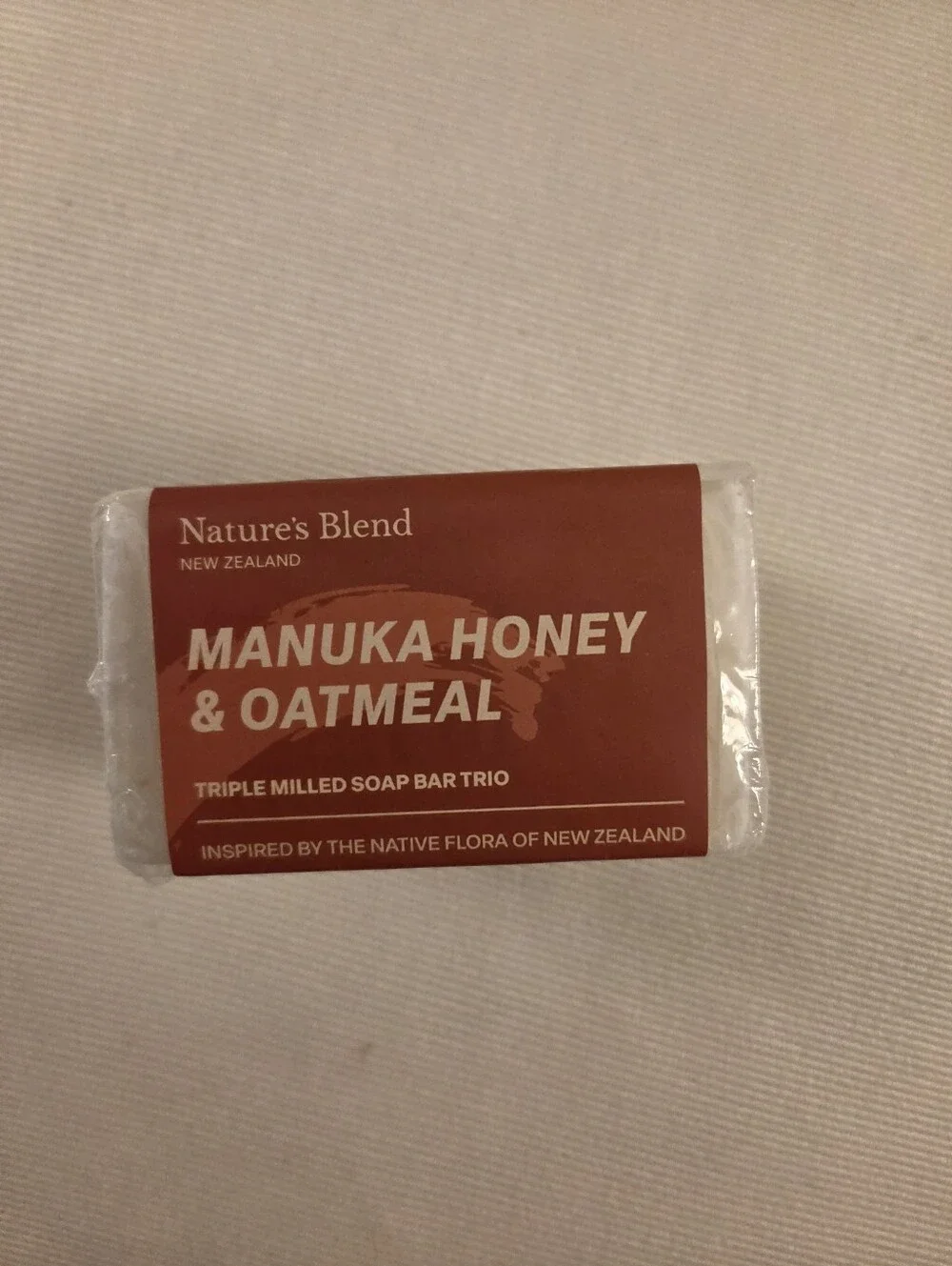 Manuka Honey & Oatmeal Soap Bar Trio - 3 bars - Triple Milled